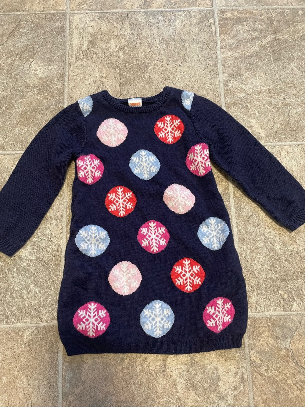 Gymboree Winter Snowflake Knit Dress